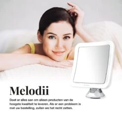 Melodii ML10X - Make Up Spiegel Met LED Verlichting - Scheerspiegel - 10x Vergroting - Met Tru-Daylight Verlichting - Voor Hem En Voor Haar -Cosmeticawinkel 1200x1200 870