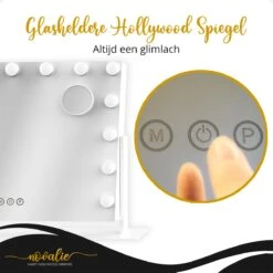 Novalie Hollywood Spiegel Met Verlichting - 65 Cm X 50 Cm - Make Up Spiegel Met Led Lampen – Visagie – Dimbaar / 3 Lichtstanden – Voor Hem / Haar Cadeau – 10x Vergroting – Met Tru-Daylight Verlichting – Wit 32 Novalie Hollywood Spiegel Met Verlichting - 65 Cm X 50 Cm - Make Up Spiegel Met Led Lampen – Visagie – Dimbaar / 3 Lichtstanden – Voor Hem / Haar Cadeau – 10x Vergroting – Met Tru-Daylight Verlichting – Wit -Cosmeticawinkel 1200x1200 890