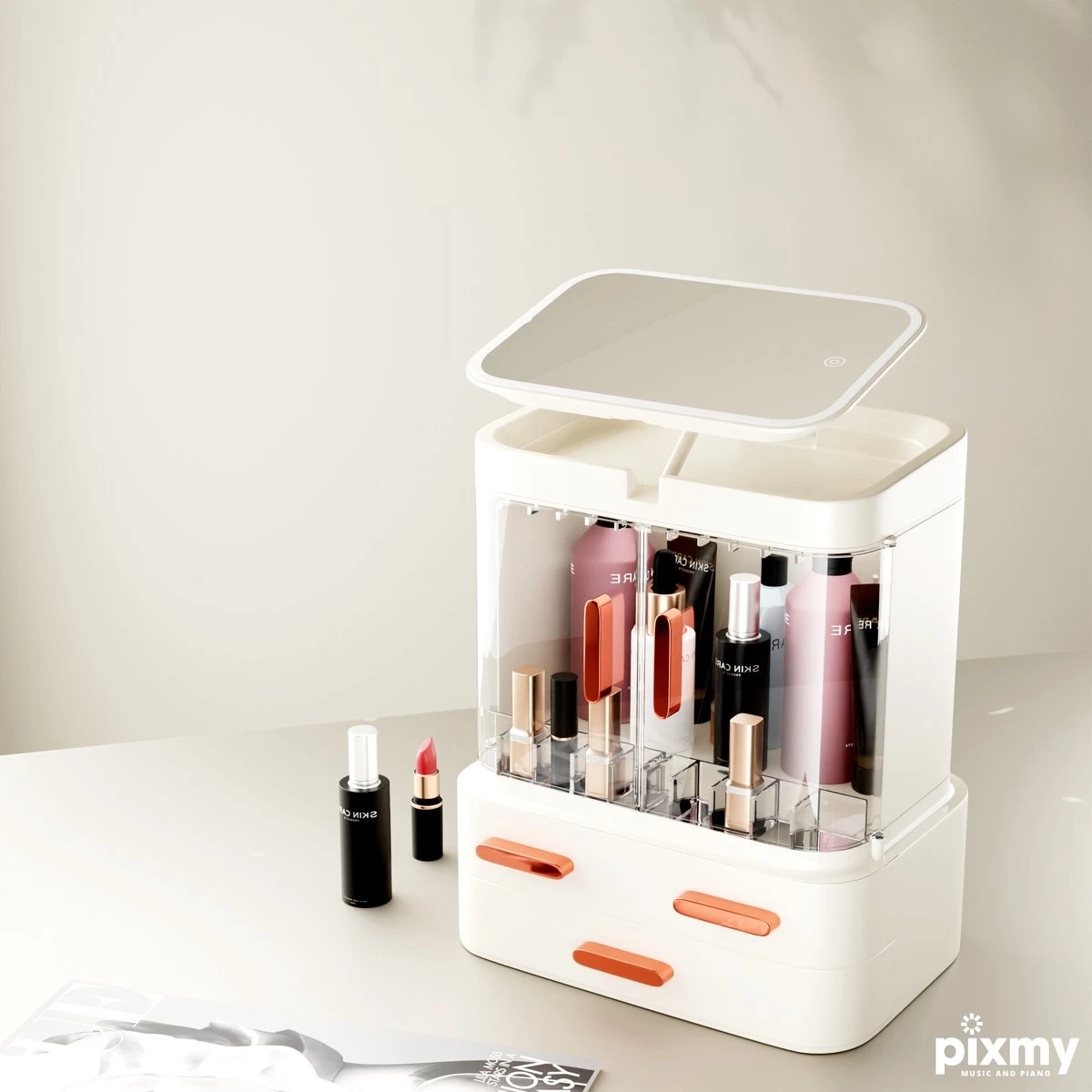 PIXMY® - Make Up Organizer – Ladekastje – Sieraden Houder – COMLWit 9 PIXMY® - Make Up Organizer – Ladekastje – Sieraden Houder – COMLWit - Afbeelding 7