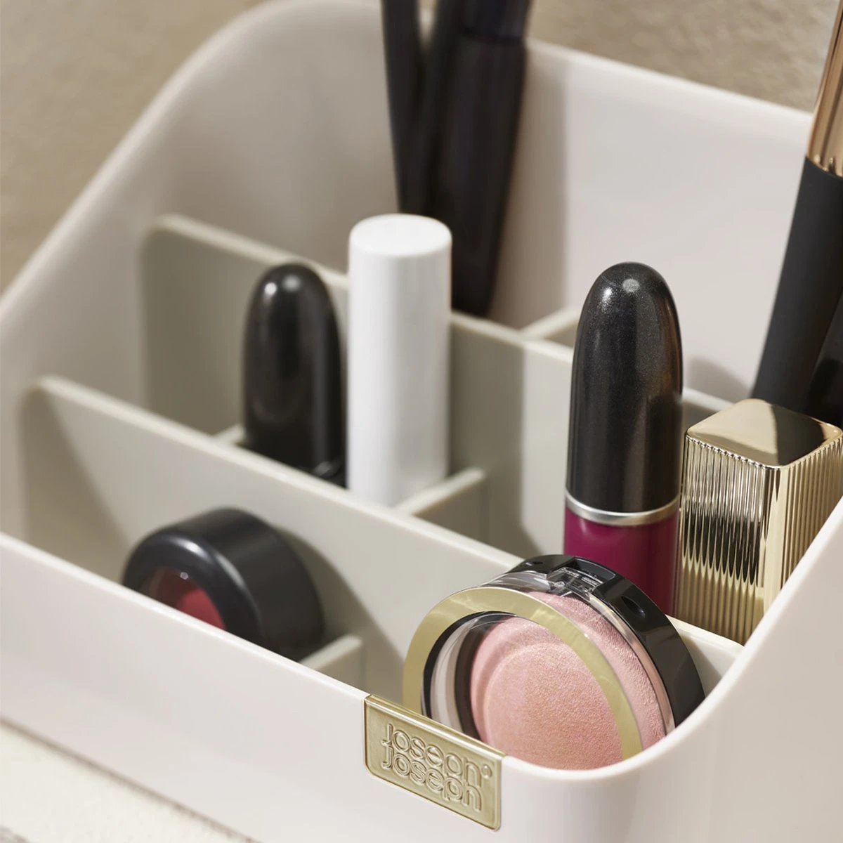 Joseph Joseph Make-up Display - Beige - Sorteervakken 10 Joseph Joseph Make-up Display - Beige - Sorteervakken - Afbeelding 8
