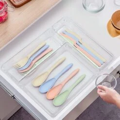 Aokyom Make-uporganizer, 18 Stuks, Kunststof Opbergdozen Voor Kantoor, Lades, Organizer, Lade-organizer, Doorzichtige Lade-inzet Voor Bureau, Keuken, Badkamer 12 Aokyom Make-uporganizer, 18 Stuks, Kunststof Opbergdozen Voor Kantoor, Lades, Organizer, Lade-organizer, Doorzichtige Lade-inzet Voor Bureau, Keuken, Badkamer -Cosmeticawinkel 1200x1200 979