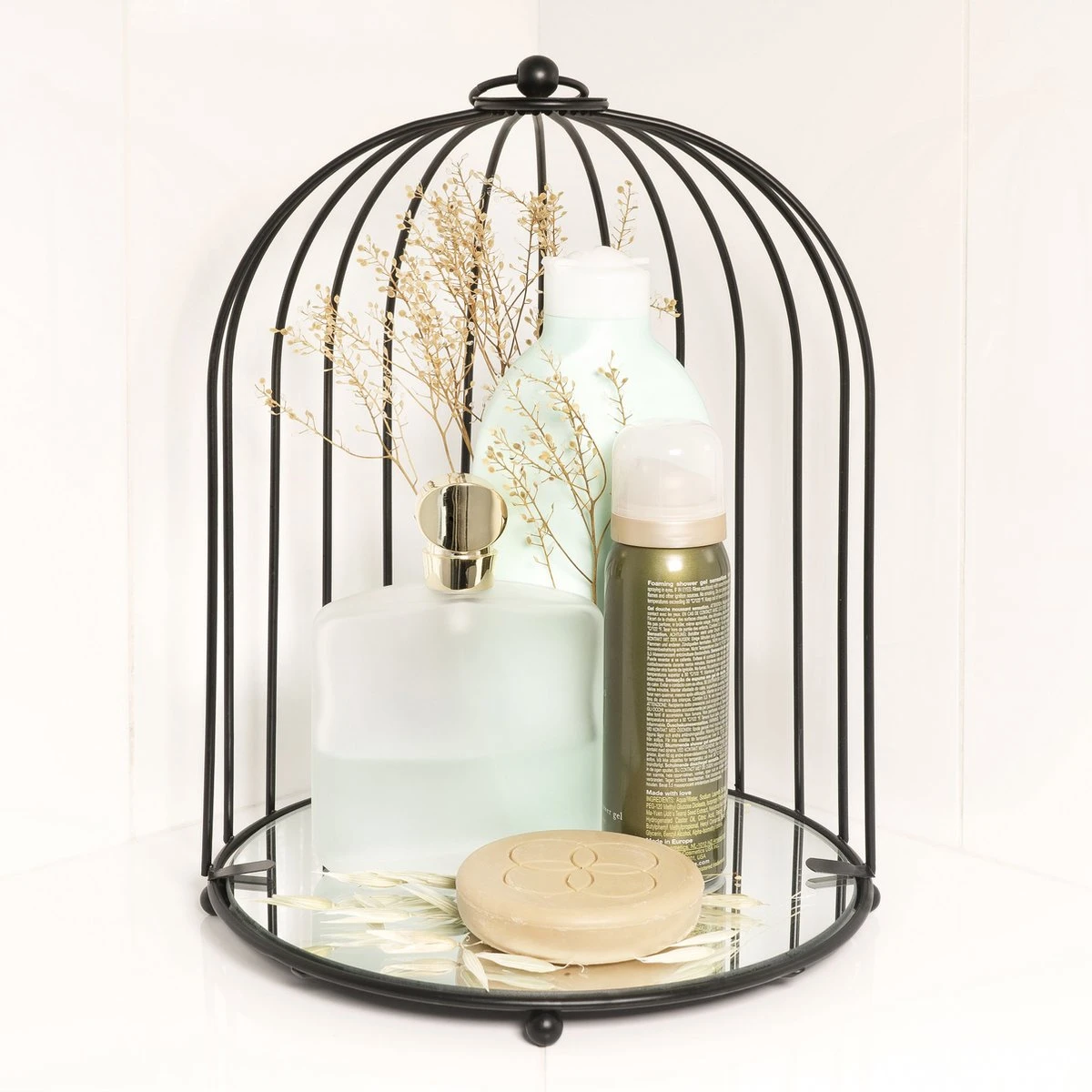 QUVIO Badkamer Organizer Voor Make-up Of Parfum / Organizer Make Up / Organizer Parfum / Organizer Badkamer - Decoratieve Vogelkooi 4 QUVIO Badkamer Organizer Voor Make-up Of Parfum / Organizer Make Up / Organizer Parfum / Organizer Badkamer - Decoratieve Vogelkooi - Afbeelding 2