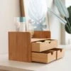 Merkloos Decopatent® Luxe Make-up Organizer Met 3 Lades - Cosmetica Organizer Make Up Met Schuiflade Bamboe Hout - Cosmeticahouder - Toren 2 Merkloos Decopatent® Luxe Make-up Organizer Met 3 Lades - Cosmetica Organizer Make Up Met Schuiflade Bamboe Hout - Cosmeticahouder - Toren -Cosmeticawinkel 1200x1200 996