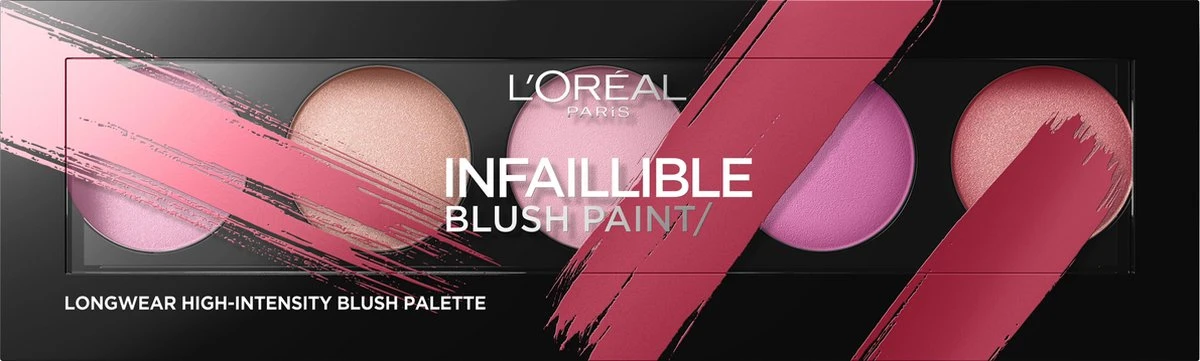 L'Oréal Paris Infaillible Blush Paint - 01 Pink - Blush Palet 3 L'Oréal Paris Infaillible Blush Paint - 01 Pink - Blush Palet