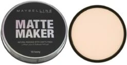 Maybelline Matte Maker Mattifying Powder - 10 Classic Ivory -Cosmeticawinkel 1200x619