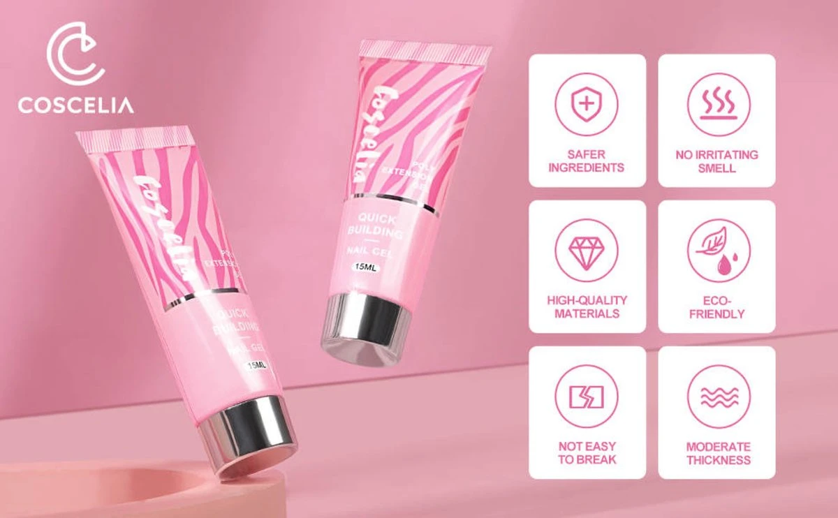 Polygel- 6 KLEUREN SET - 15 ML - Polygel Kit - Polygel Nagels - Polygel Kleuren 10 Polygel- 6 KLEUREN SET - 15 ML - Polygel Kit - Polygel Nagels - Polygel Kleuren - Afbeelding 8