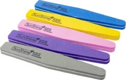 Sunshine® 5 X Buffer Nagelvijlen – 100/180 Grit 5 Kleuren