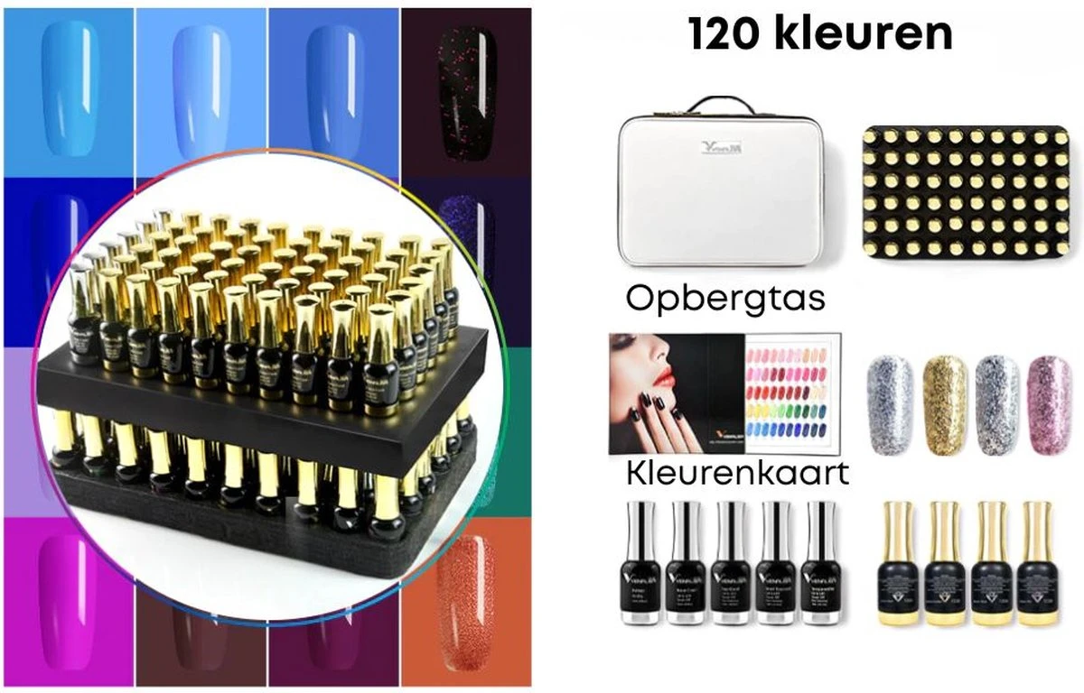 Venalisa 120 Set | 12ml Per Stuk | Professionele Set | Gellak Nagellak | Inclusief Koffer | Polygel | Polygel Kleuren | Polygel Nagels | Polygel Kit 8 Venalisa 120 Set | 12ml Per Stuk | Professionele Set | Gellak Nagellak | Inclusief Koffer | Polygel | Polygel Kleuren | Polygel Nagels | Polygel Kit - Afbeelding 6