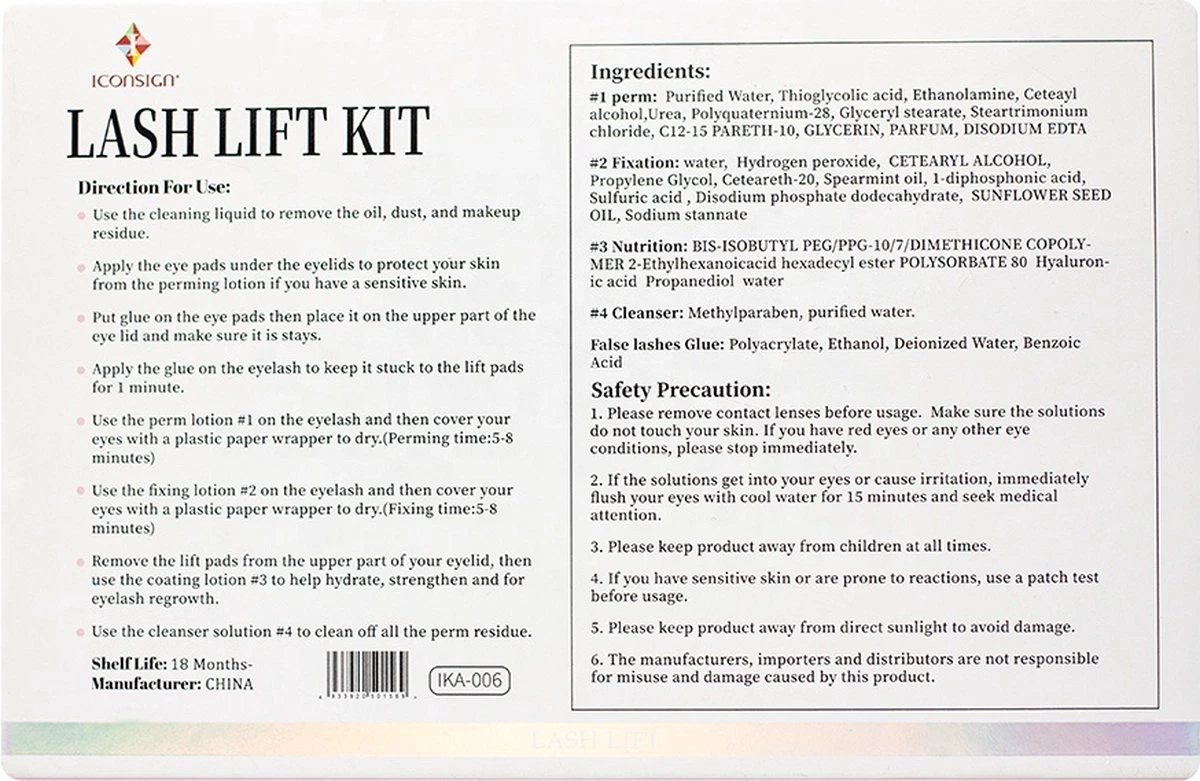 Merkloos Lash Lift Kit - Vernieuwde Wimperlifting Set - Wimperserums Met Wenkbrauw Gel - Lash Lift Set 6 Merkloos Lash Lift Kit - Vernieuwde Wimperlifting Set - Wimperserums Met Wenkbrauw Gel - Lash Lift Set - Afbeelding 4