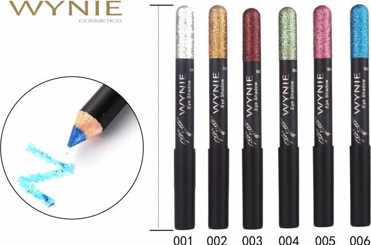 Wynie - Star Glitter - Oogschaduw Potlood - Goud Glitter - 1 Stuks 4 Wynie - Star Glitter - Oogschaduw Potlood - Goud Glitter - 1 Stuks - Afbeelding 2