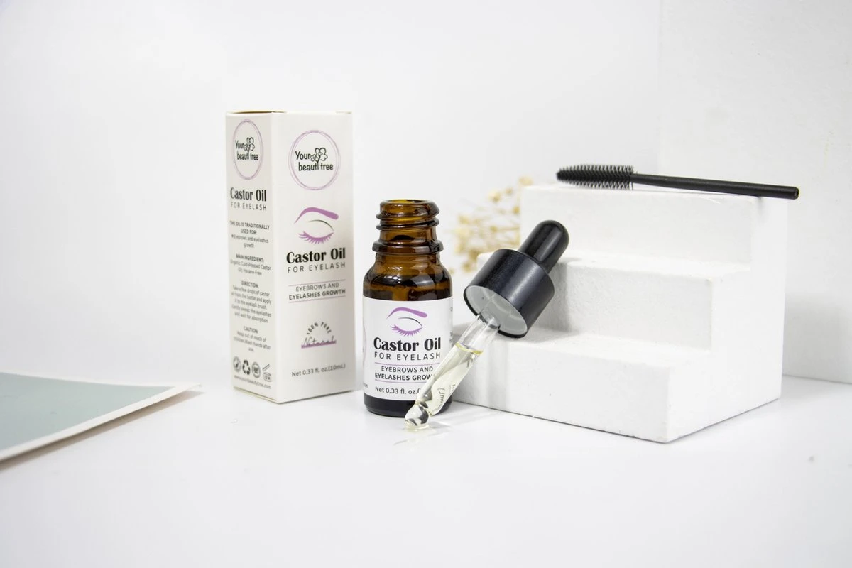 Your Beauty Tree ® Wimper Serum Met Echte Castor Olie |100% Natuurlijke Wimpergroei| Castor Oil Eyelash Serum|Wonder Olie | Wimper Groei | Wenkbrauw Serum | Lash Serum | Wimper Groeimiddel 4 Your Beauty Tree ® Wimper Serum Met Echte Castor Olie |100% Natuurlijke Wimpergroei| Castor Oil Eyelash Serum|Wonder Olie | Wimper Groei | Wenkbrauw Serum | Lash Serum | Wimper Groeimiddel - Afbeelding 2