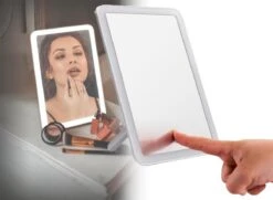 Dreamled LM-30 Draagbare LED-Spiegel - Oplaadbare Batterij - Wit 6 Dreamled LM-30 Draagbare LED-Spiegel - Oplaadbare Batterij - Wit -Cosmeticawinkel 1200x880 2