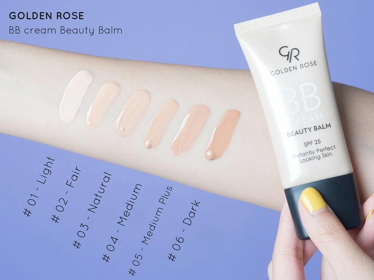 Golden Rose BB Cream Beauty Balm 3 Natural 4 Golden Rose BB Cream Beauty Balm 3 Natural - Afbeelding 2