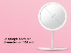 Make Up Spiegel Met LED Verlichting - Cosmetica - Dimbaar - Dimfunctie - Oplaadbaar - USB - Cadeau - Vakantie - Wit 10 Make Up Spiegel Met LED Verlichting - Cosmetica - Dimbaar - Dimfunctie - Oplaadbaar - USB - Cadeau - Vakantie - Wit -Cosmeticawinkel 1200x901 7