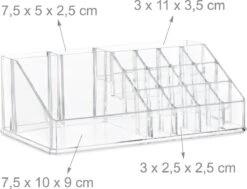 Confibel - Make-up Organizer - Cosmetica Organizer - Verstelbare Lades - Sieraden/Make-up - Cosmetica Opbergdoos - Transparant 12 Confibel - Make-up Organizer - Cosmetica Organizer - Verstelbare Lades - Sieraden/Make-up - Cosmetica Opbergdoos - Transparant -Cosmeticawinkel 1200x918 1