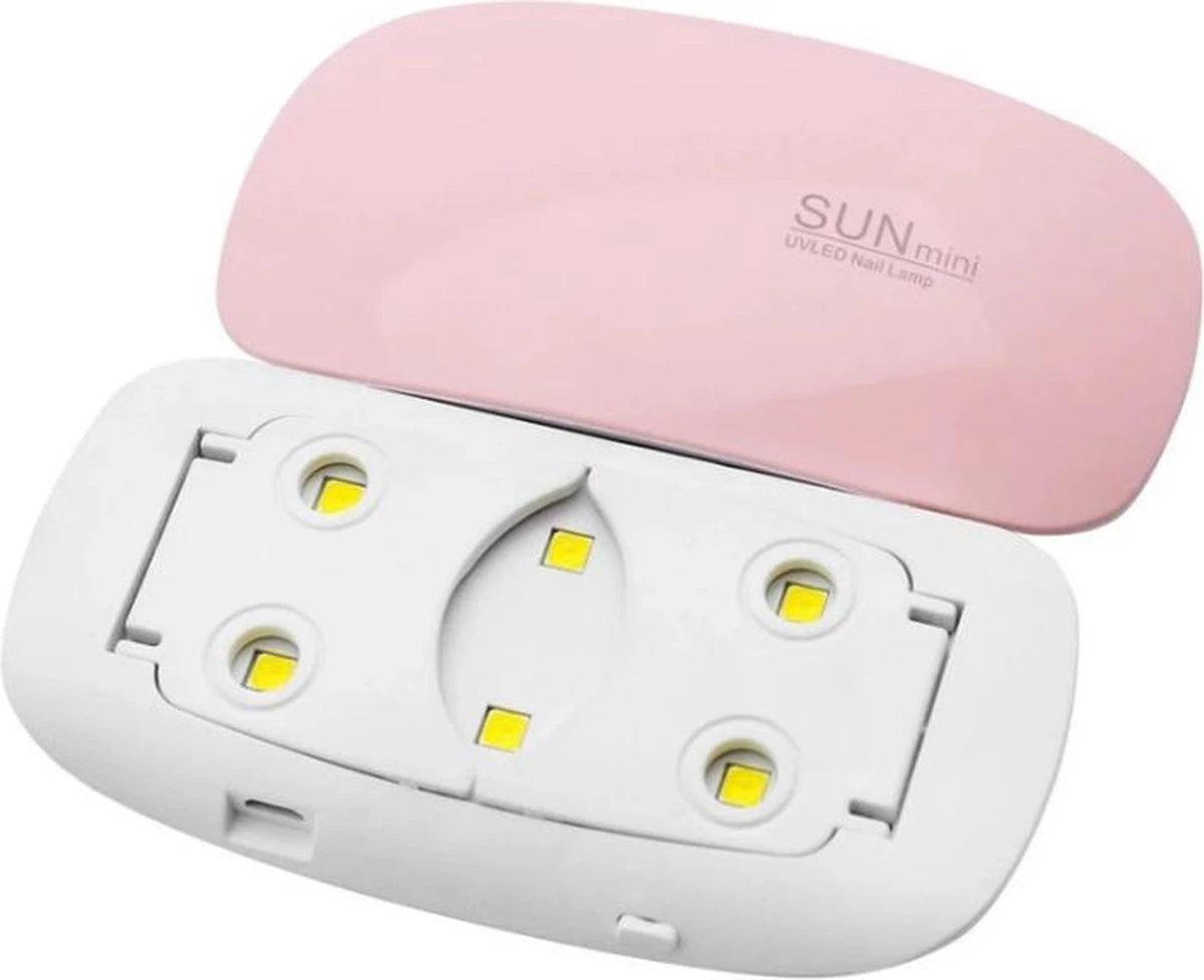 Nagellak Droger SunMini - Professioneel & Compact - LED Verlichting 6W - Gellak - Nagel Lamp - Nagelverzorging - USB Oplader - Nagellak Droger - Nagellak Lamp - Roze 6 Nagellak Droger SunMini - Professioneel & Compact - LED Verlichting 6W - Gellak - Nagel Lamp - Nagelverzorging - USB Oplader - Nagellak Droger - Nagellak Lamp - Roze - Afbeelding 4