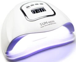Merkloos 80 Watt UV LED Lamp Nagels - SUN X5 MAX - 45LED - Nagel - UV- LED Lamp - Wit - Nagellamp - Nail Dryer - Nagels - Salon - Lamp - -Cosmeticawinkel 1200x980 3