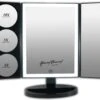 GROTE, Drieluik LED Make-up Spiegel Touch Knop En Dimmer 1, 3, 5 En 10 Maal Vergroting Inclusief Usb Kabel, Spiegels 2 GROTE, Drieluik LED Make-up Spiegel Touch Knop En Dimmer 1, 3, 5 En 10 Maal Vergroting Inclusief Usb Kabel, Spiegels -Cosmeticawinkel 1200x996
