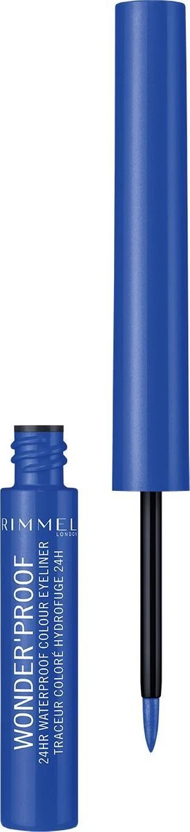 Rimmel London Rimmel Wonder'proof Liner Eyeliner - 005 Blue 8 Rimmel London Rimmel Wonder'proof Liner Eyeliner - 005 Blue - Afbeelding 6