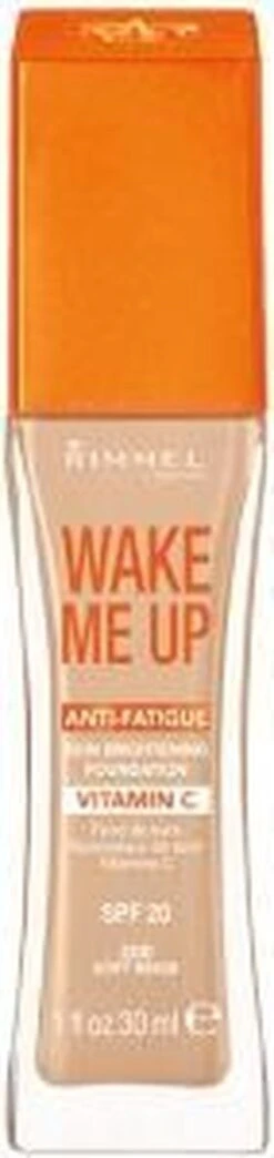 Rimmel London Rimmel - Wake Me Up Foundation - Soft Beige - Beige 12 Rimmel London Rimmel - Wake Me Up Foundation - Soft Beige - Beige -Cosmeticawinkel 284x1200 1