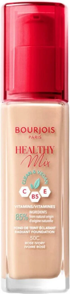 Bourjois Healthy Mix Clean Vegan Foundation 050 Rose Ivory 8 Bourjois Healthy Mix Clean Vegan Foundation 050 Rose Ivory -Cosmeticawinkel 288x1200 3