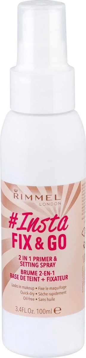 Rimmel London Insta Fix & Go Primer & Setting Spray 4 Rimmel London Insta Fix & Go Primer & Setting Spray - Afbeelding 2