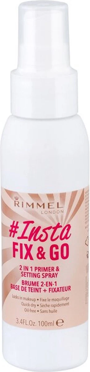 Rimmel London Insta Fix & Go Primer & Setting Spray 6 Rimmel London Insta Fix & Go Primer & Setting Spray - Afbeelding 4