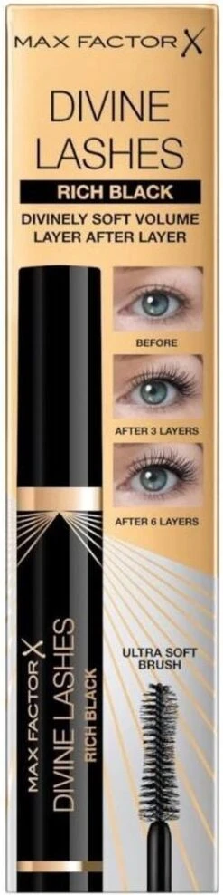 Max Factor Divine Lashes Mascara - 01 Black 22 Max Factor Divine Lashes Mascara - 01 Black -Cosmeticawinkel 300x1200 13