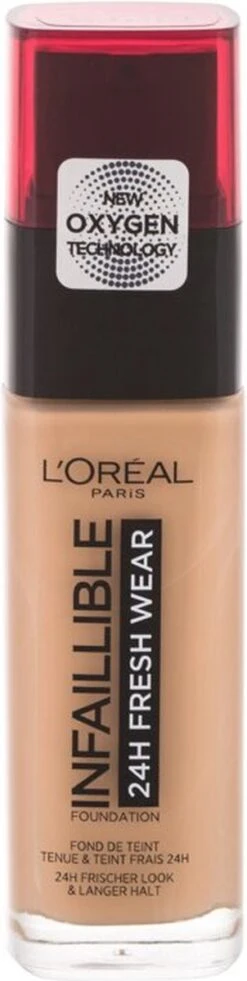 L’Oréal Paris Make-Up Designer Infaillible 24H Fresh Wear Foundation - 260 Golden Sun - Langhoudend -Cosmeticawinkel 302x1200 1