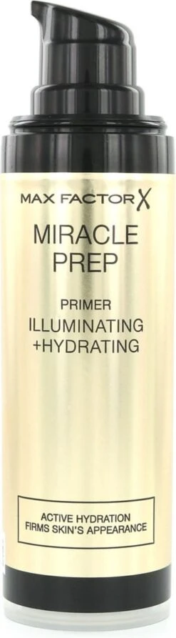 Max Factor Miracle Prep Primer Illuminating & Hydrating - 000 Transparant - 30 Ml 12 Max Factor Miracle Prep Primer Illuminating & Hydrating - 000 Transparant - 30 Ml -Cosmeticawinkel 332x1200