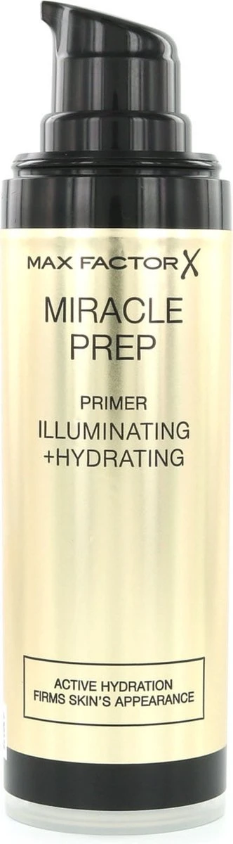 Max Factor Miracle Prep Primer Illuminating & Hydrating - 000 Transparant - 30 Ml 5 Max Factor Miracle Prep Primer Illuminating & Hydrating - 000 Transparant - 30 Ml - Afbeelding 3