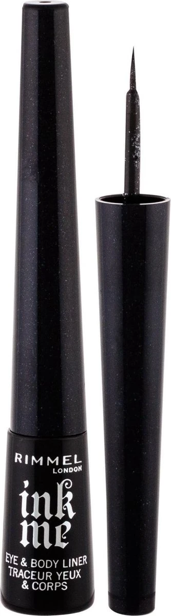 Rimmel London Rimmel Ink Me Eye & Body Eyeliner - 002 Glitter Black 5 Rimmel London Rimmel Ink Me Eye & Body Eyeliner - 002 Glitter Black - Afbeelding 3