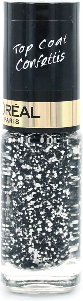 L’Oréal Paris Color Riche Le Vernis - 916 Confettis - Zwart - Nagellak Topcoat 3 L’Oréal Paris Color Riche Le Vernis - 916 Confettis - Zwart - Nagellak Topcoat