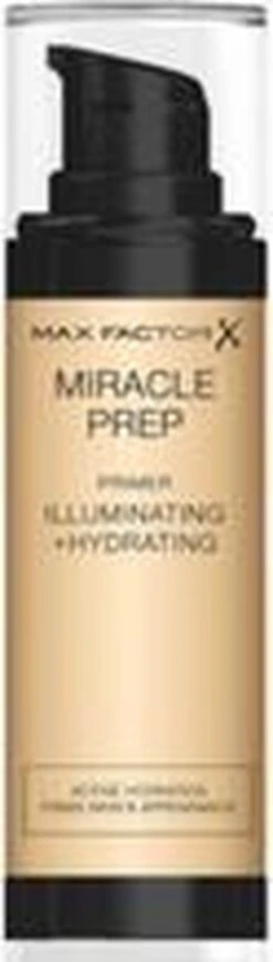 Max Factor Miracle Prep Primer Illuminating & Hydrating - 000 Transparant - 30 Ml 16 Max Factor Miracle Prep Primer Illuminating & Hydrating - 000 Transparant - 30 Ml -Cosmeticawinkel 341x1200 2