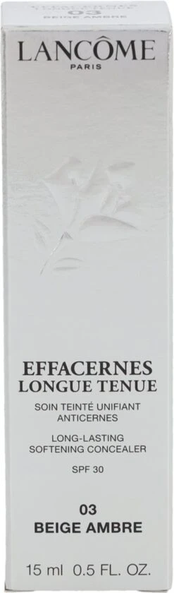 Lancôme Effacernes Longue Tenue Concealer 15 Ml - 03 Beige Ambre -Cosmeticawinkel 353x1200