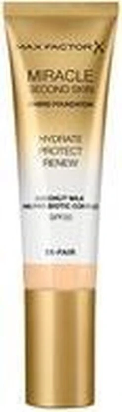 Max Factor Miracle Second Skin Foundation - 07 Neutral Medium -Cosmeticawinkel 356x1200 3