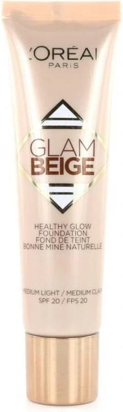 L'Oréal Glam Beige Healthy Glow Foundation - Medium Light
