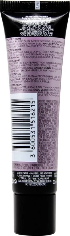 Maybelline Facestudio Primer - Protecting Primer SPF30 - 30ml -Cosmeticawinkel 358x1200 5