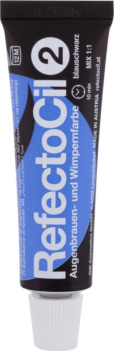 RefectoCil Wimper- En Wenkbrauw Verf - Blauw-zwart Nr. 2 - 15 Ml 10 RefectoCil Wimper- En Wenkbrauw Verf - Blauw-zwart Nr. 2 - 15 Ml - Afbeelding 8