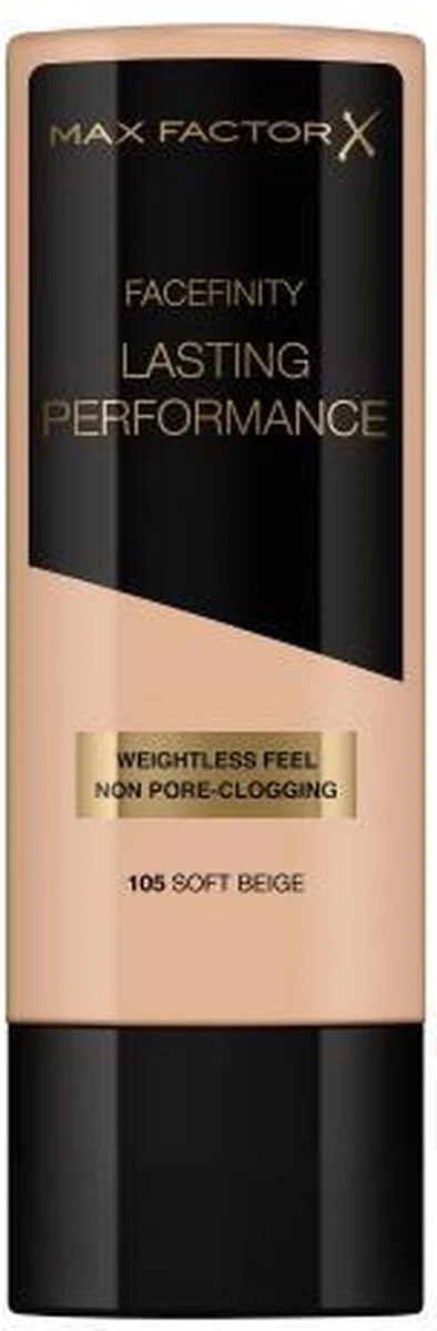 Max Factor Lasting Performance Foundation - 105 Soft Beige 12 Max Factor Lasting Performance Foundation - 105 Soft Beige - Afbeelding 10
