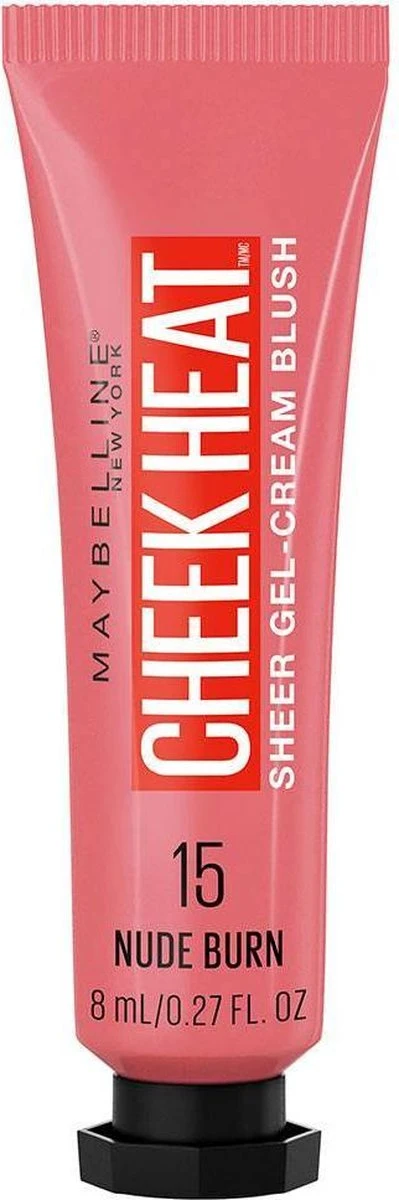 Maybelline Cheek Heat Blush 15 Nude Burn 15 G Crème 13 Maybelline Cheek Heat Blush 15 Nude Burn 15 G Crème - Afbeelding 11