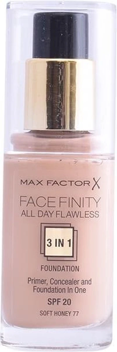 Max Factor Facefinity All Day Flawless 3-in-1 Liquid Foundation - 077 Soft Honey 11 Max Factor Facefinity All Day Flawless 3-in-1 Liquid Foundation - 077 Soft Honey - Afbeelding 9
