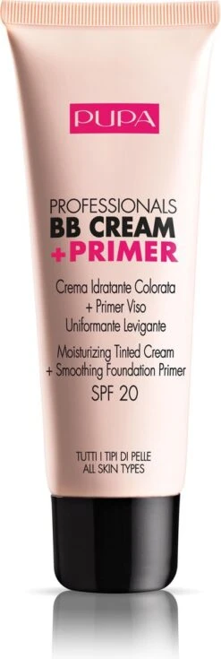 Pupa Milano Professionals BB Cream + Primer - 002 Sand -Cosmeticawinkel 403x1200 4