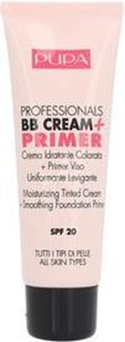 Pupa Milano Professionals BB Cream + Primer - Nude 001 6 Pupa Milano Professionals BB Cream + Primer - Nude 001 - Afbeelding 4