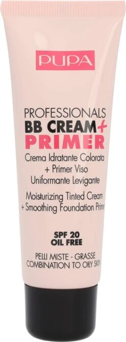 Pupa BB Cream + Primer For Combination To Oily Skin - 002 Sand -Cosmeticawinkel 443x1200 2