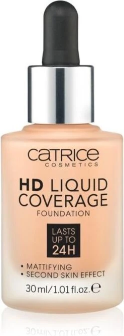 Catrice - Liquid Make-Up HD Liquid Coverage (Foundation) 30 Ml 030 Sand Beige - 10 Catrice - Liquid Make-Up HD Liquid Coverage (Foundation) 30 Ml 030 Sand Beige - -Cosmeticawinkel 445x1200