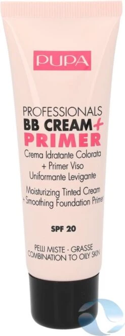 Pupa BB Cream + Primer For Combination To Oily Skin - 002 Sand -Cosmeticawinkel 449x1200 1