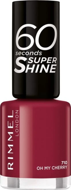 Rimmel London Rimmel 60 Seconds Super Shine Nagellak - 710 Oh My Cherry!