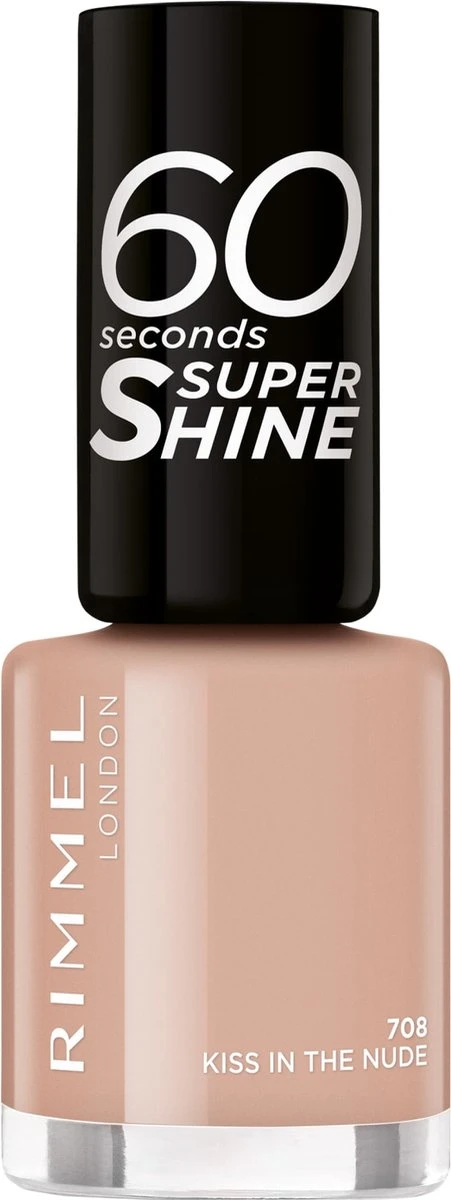 Rimmel London Rimmel 60 Seconds Super Shine Nagellak - 708 Kiss In The Nude 3 Rimmel London Rimmel 60 Seconds Super Shine Nagellak - 708 Kiss In The Nude