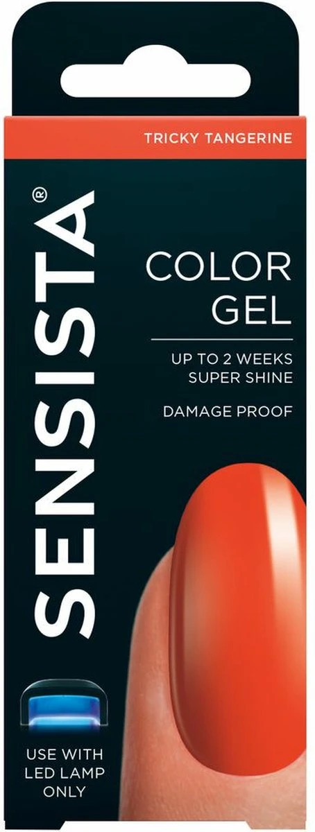 Sensista Color Gel Tricky Tangerine - Gel Polish - Oranje 8 Sensista Color Gel Tricky Tangerine - Gel Polish - Oranje - Afbeelding 6